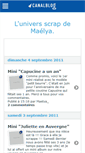 Mobile Screenshot of maelyascrap.canalblog.com