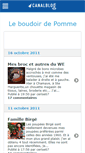 Mobile Screenshot of leboudoirdepomme.canalblog.com