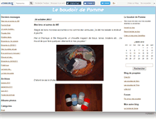 Tablet Screenshot of leboudoirdepomme.canalblog.com