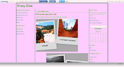 Desktop Screenshot of crazycow.canalblog.com