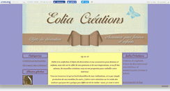 Desktop Screenshot of eoliacreations.canalblog.com