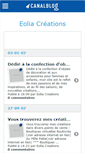 Mobile Screenshot of eoliacreations.canalblog.com