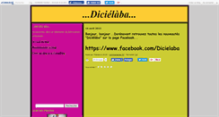 Desktop Screenshot of dicielaba.canalblog.com