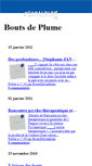 Mobile Screenshot of boutsdeplume.canalblog.com