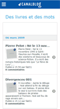 Mobile Screenshot of gouterlitteraire.canalblog.com