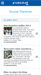 Mobile Screenshot of ecurieflamme.canalblog.com