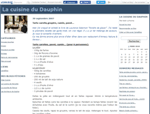 Tablet Screenshot of cuisinedudauphin.canalblog.com