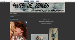 Desktop Screenshot of pluiedeperles.canalblog.com