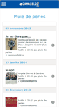 Mobile Screenshot of pluiedeperles.canalblog.com