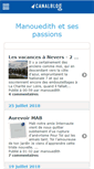 Mobile Screenshot of manouedith.canalblog.com