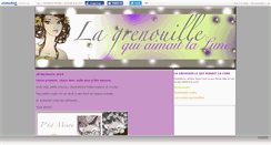 Desktop Screenshot of grenouillelune.canalblog.com