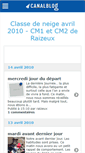 Mobile Screenshot of classeneige2010.canalblog.com