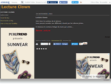 Tablet Screenshot of lectureclown.canalblog.com