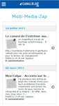 Mobile Screenshot of multimediazap.canalblog.com