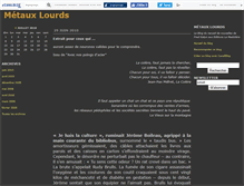 Tablet Screenshot of metauxlourds.canalblog.com