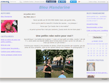 Tablet Screenshot of bleumandarine.canalblog.com