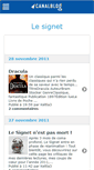 Mobile Screenshot of lesignet.canalblog.com