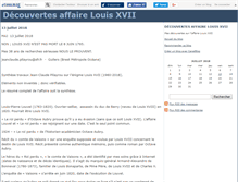 Tablet Screenshot of louisxvii.canalblog.com