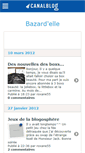 Mobile Screenshot of bazardelle.canalblog.com