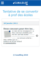 Mobile Screenshot of futurinstituteur.canalblog.com