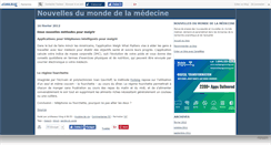 Desktop Screenshot of nouvellemedicine.canalblog.com