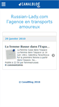 Mobile Screenshot of femmederussie.canalblog.com
