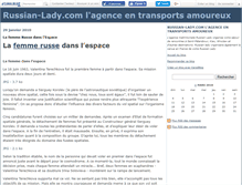 Tablet Screenshot of femmederussie.canalblog.com