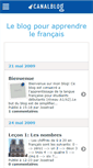 Mobile Screenshot of francais1.canalblog.com