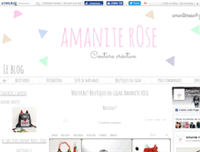 Tablet Screenshot of amaniterose.canalblog.com