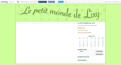 Desktop Screenshot of petitelixy.canalblog.com