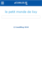 Mobile Screenshot of petitelixy.canalblog.com