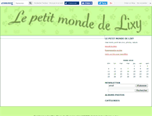 Tablet Screenshot of petitelixy.canalblog.com