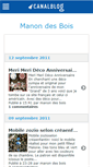 Mobile Screenshot of desboismanon.canalblog.com