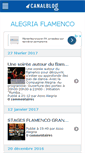 Mobile Screenshot of alegriaflamenco.canalblog.com