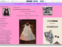 Tablet Screenshot of mamacreations.canalblog.com