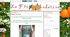 Desktop Screenshot of laptitemandarine.canalblog.com