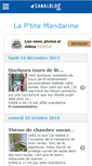 Mobile Screenshot of laptitemandarine.canalblog.com