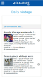 Mobile Screenshot of dailyvintage.canalblog.com