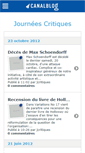 Mobile Screenshot of journcritiques.canalblog.com