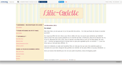 Desktop Screenshot of liliecadette.canalblog.com