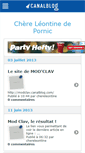 Mobile Screenshot of chereleontine.canalblog.com