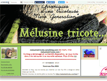 Tablet Screenshot of melusinetricote.canalblog.com