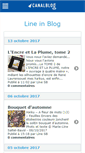 Mobile Screenshot of lineblog.canalblog.com