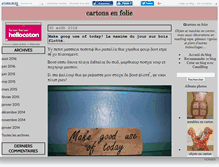 Tablet Screenshot of cartonsenfolie.canalblog.com