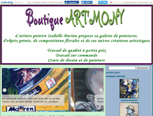 Tablet Screenshot of boutiqueartmony.canalblog.com