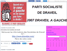 Tablet Screenshot of draveilps.canalblog.com