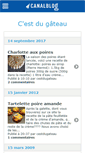 Mobile Screenshot of cestdugateau.canalblog.com