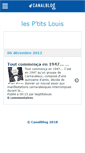Mobile Screenshot of lesptitslouis.canalblog.com