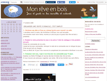 Tablet Screenshot of monreveenbois.canalblog.com