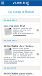 Mobile Screenshot of florial.canalblog.com